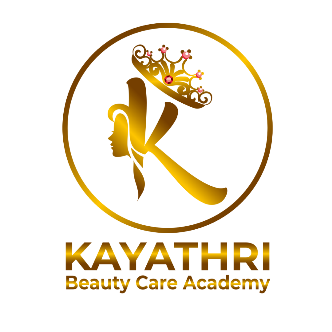 Kayathri Beauty Care Academy Logo – A sleek and elegant design symbolizing expertise in beauty education and self-care excellence.